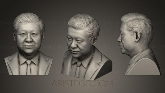 Busts and bas-reliefs of famous people (BUSTC_0660) 3D model for CNC machine
